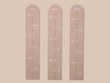 壁に貼る身長計 ベージュ