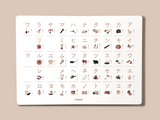 カタカナポスター / 4色