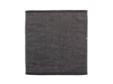 今治ハンドタオルチャコールグレーのタオル面