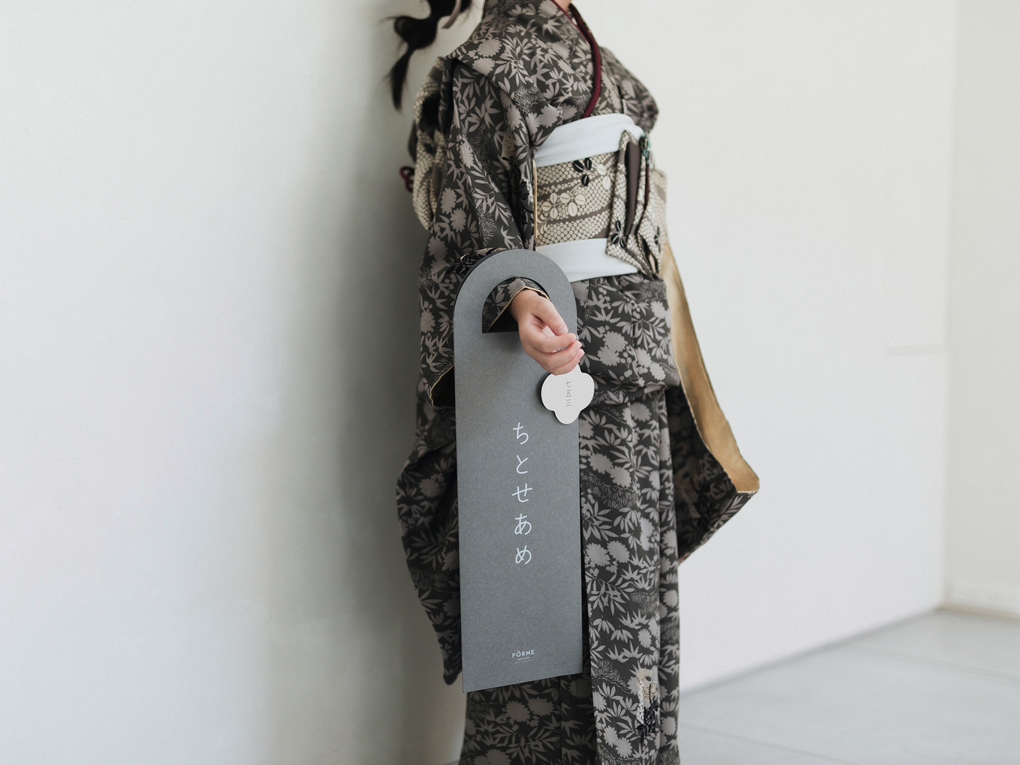 七五三撮影 千歳飴袋 アーチ型