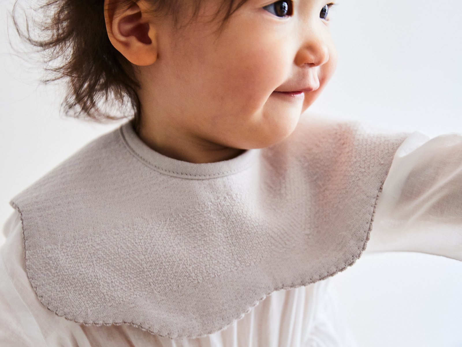 ラウンドスタイ オーガニック綿100% ダブルガーゼとジャカード生地