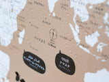 世界地図ポスター / 4色