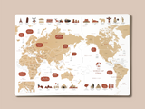世界地図ポスター / 4色